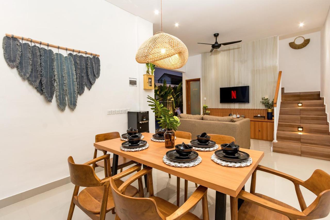 Vin Villa Canggu 3 Bedroom With Private Pool Экстерьер фото